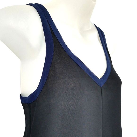 Silence+Noise Semi-Sheer Criss-Crossed Tank Top - XS - Picture 6 of 15